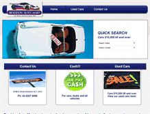 Tablet Screenshot of braddonautomart.com.au